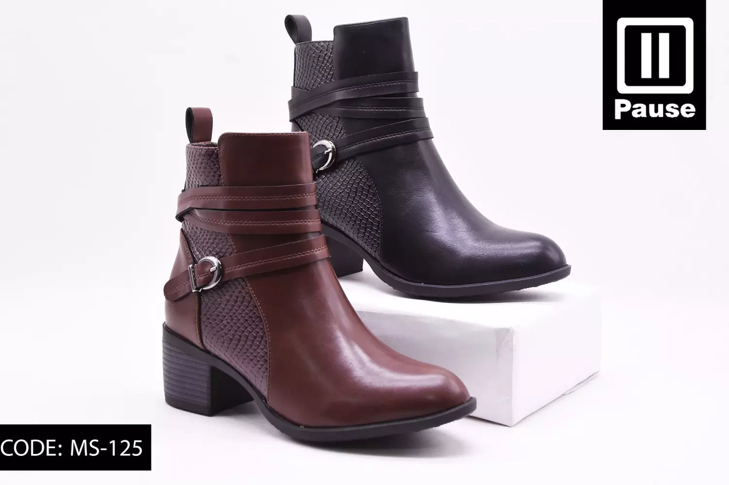 MS-125 HEELED ANKLE BOOST