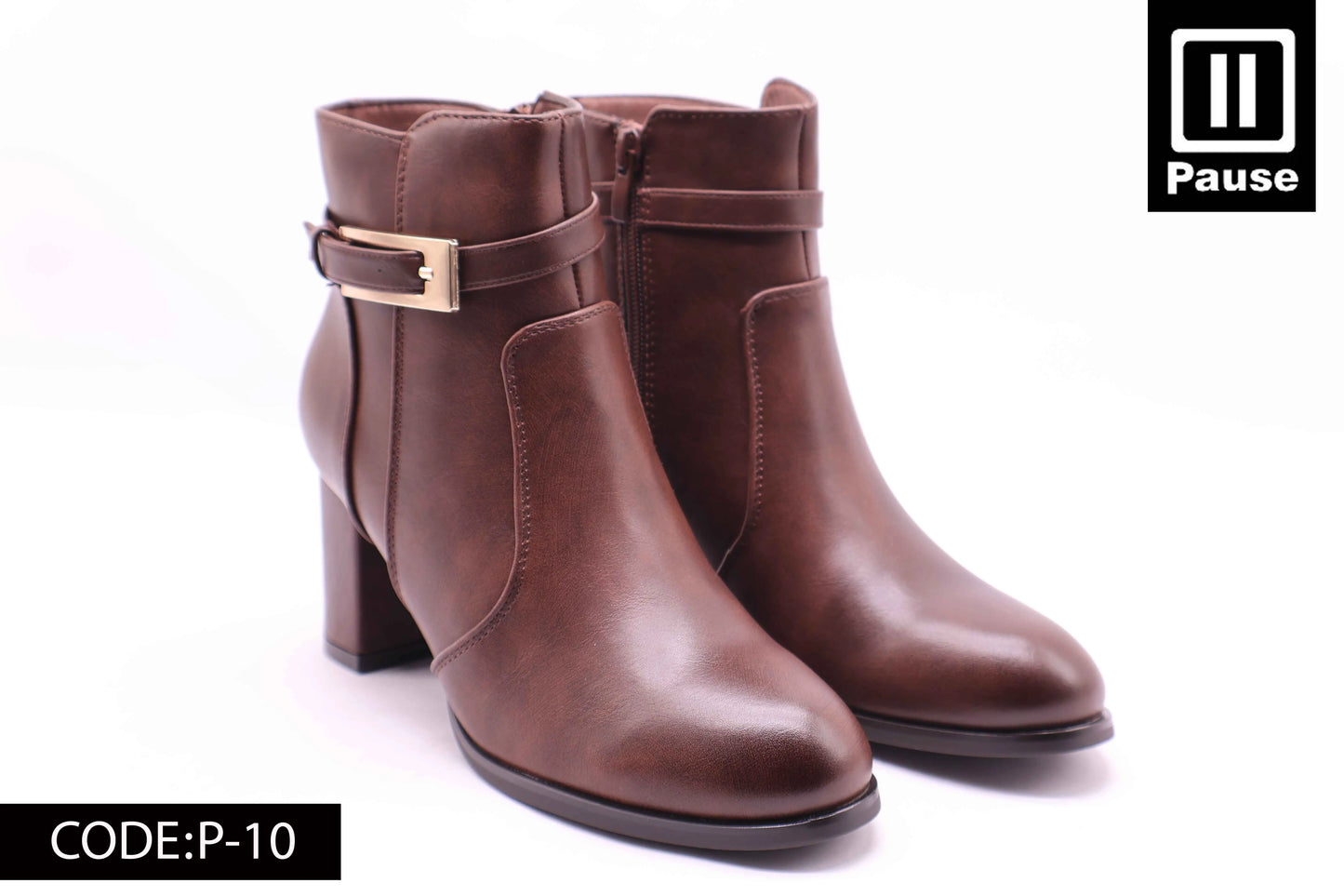 P-10 HEELED ANKLE BOOTS