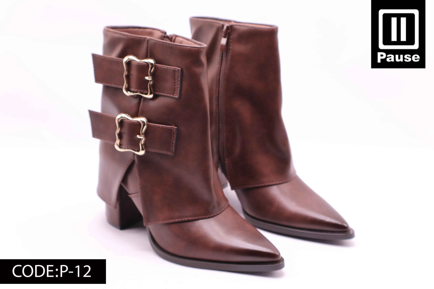 P-12 HEELED ANKLE BOOTS