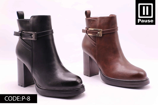P-8 Heeled ankle boots