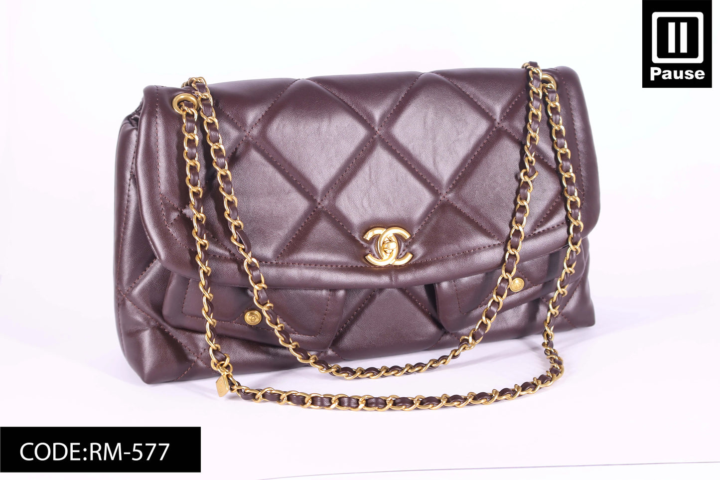 RM-577 CHANNEL CROOSBODY BAG