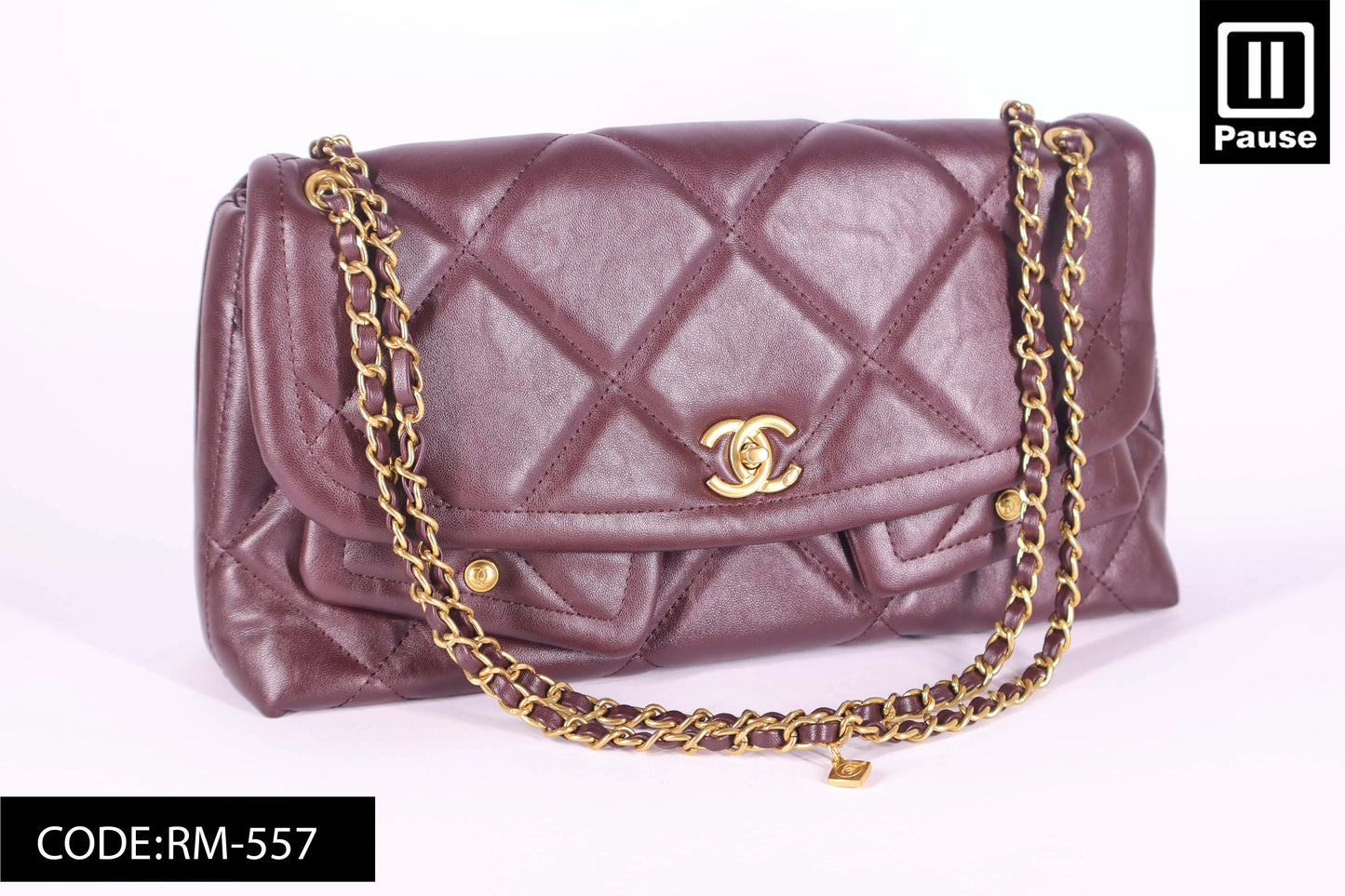 RM-577 CHANNEL CROOSBODY BAG