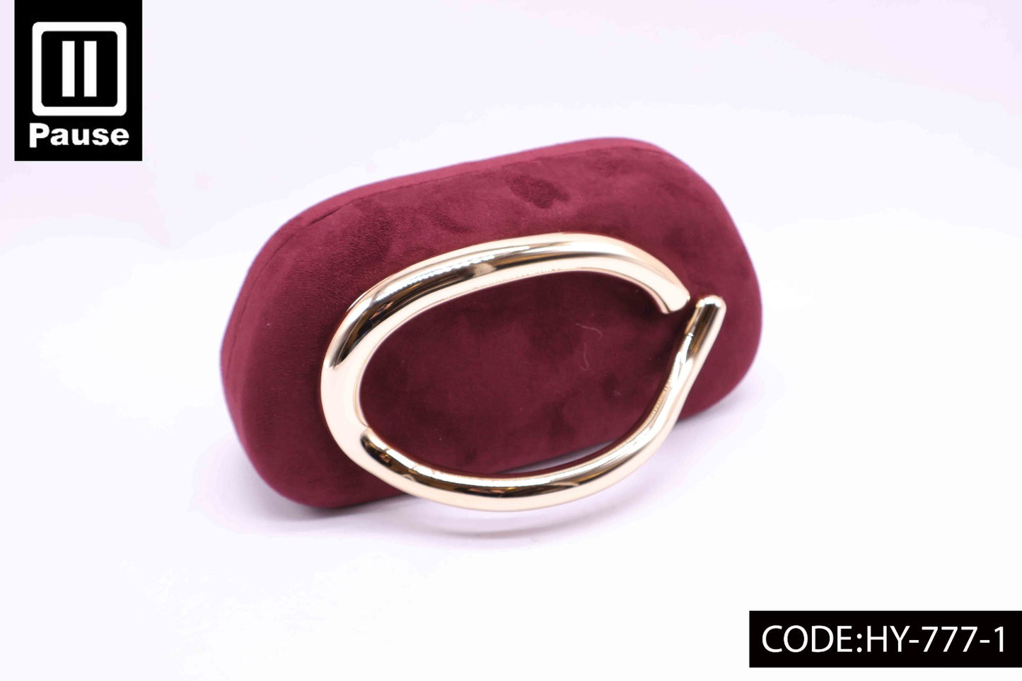 HY-777-1  Suede Clutch