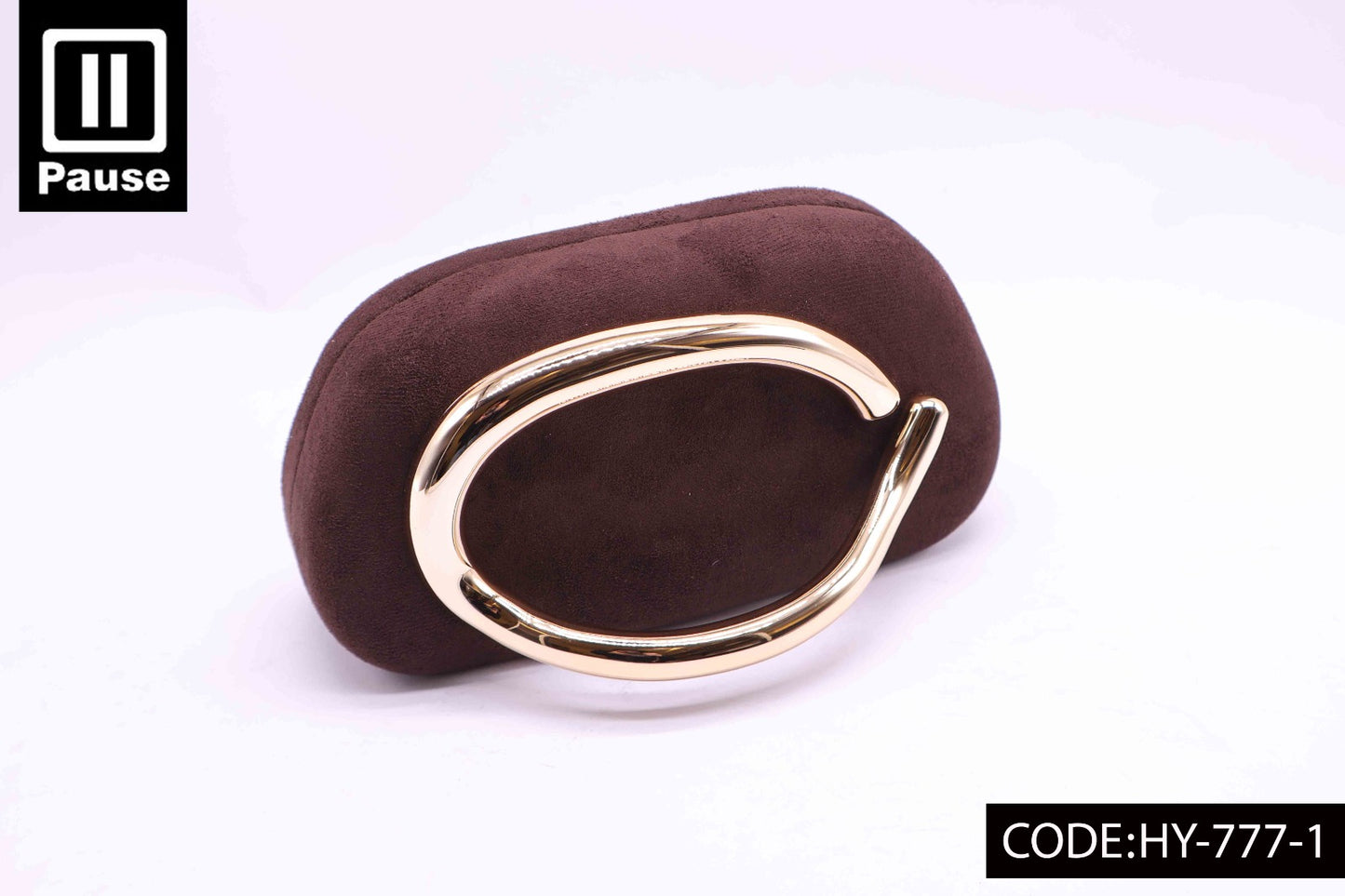 HY-777-1  Suede Clutch