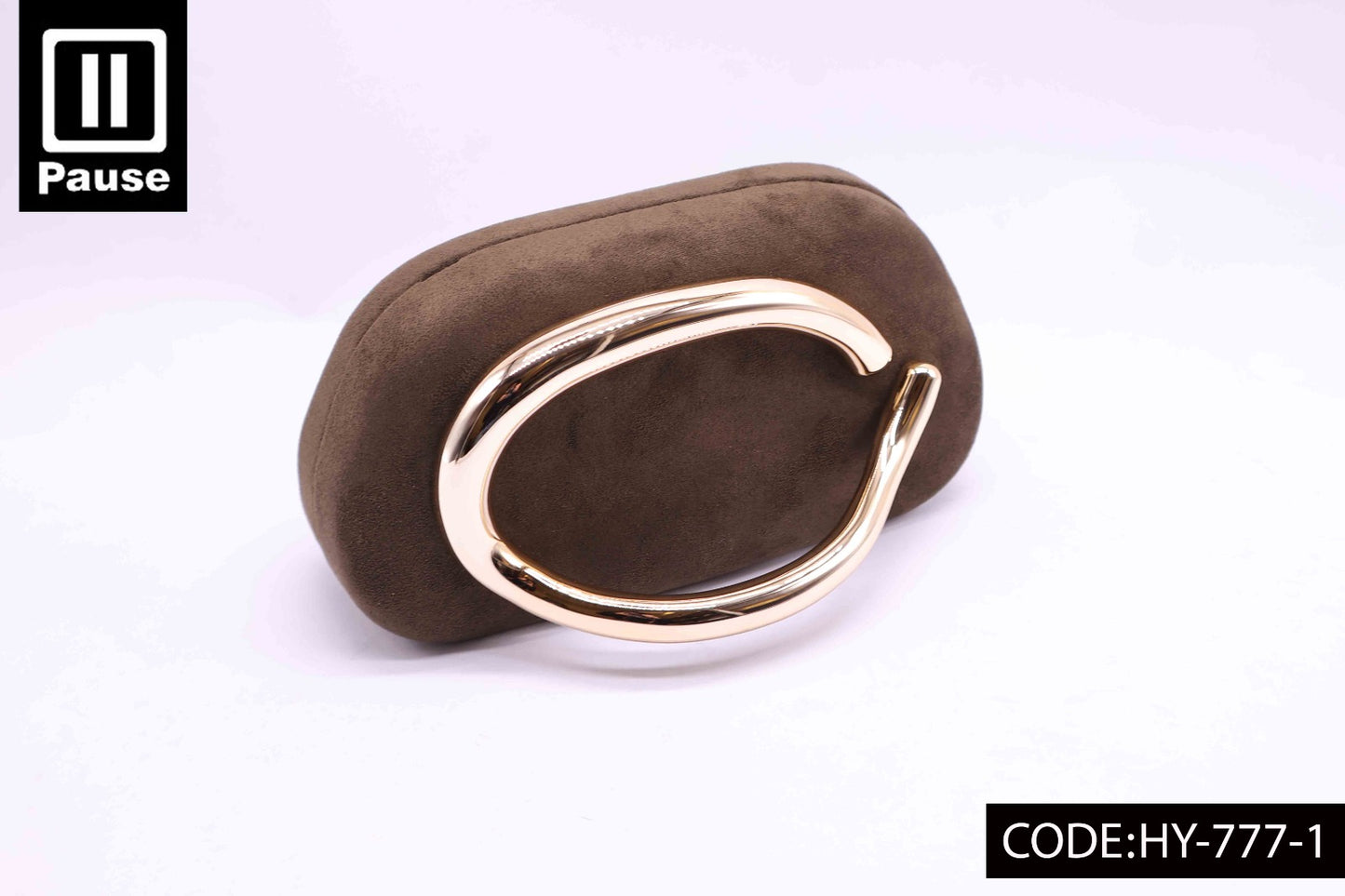 HY-777-1  Suede Clutch