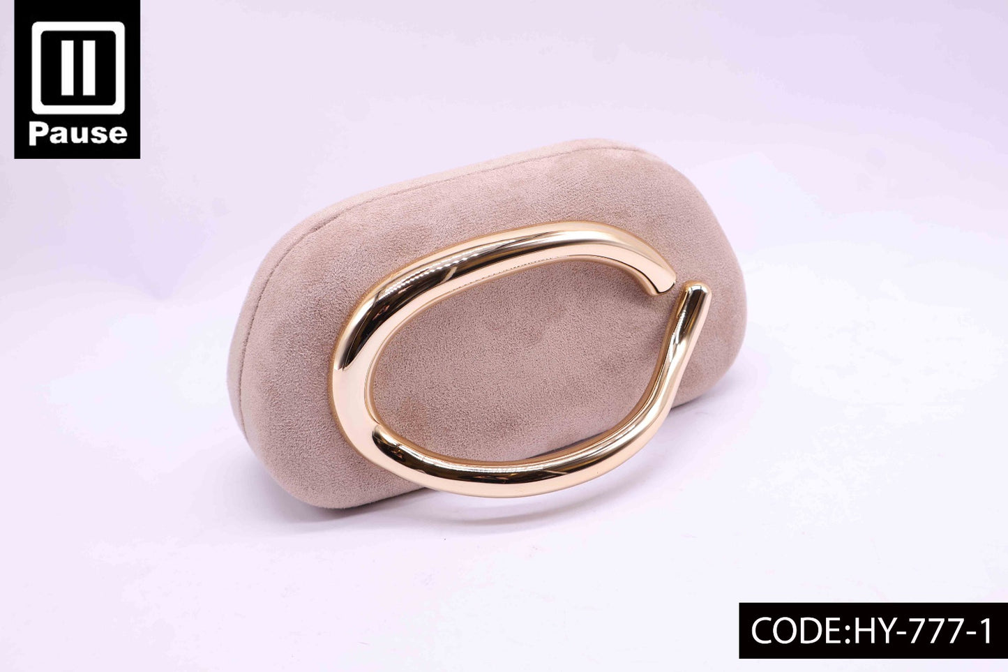 HY-777-1  Suede Clutch