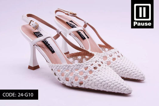24-G10 SLINGBACK HEELS