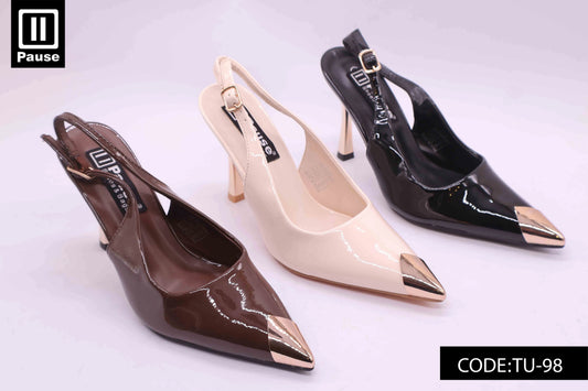 TU-98   SLINGBACK HEELS