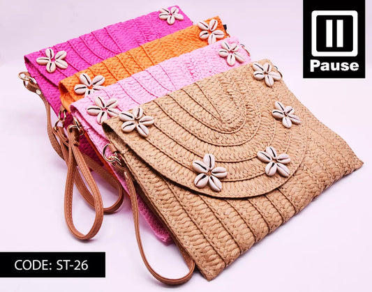 ST-26 WOVEN CLUTCH